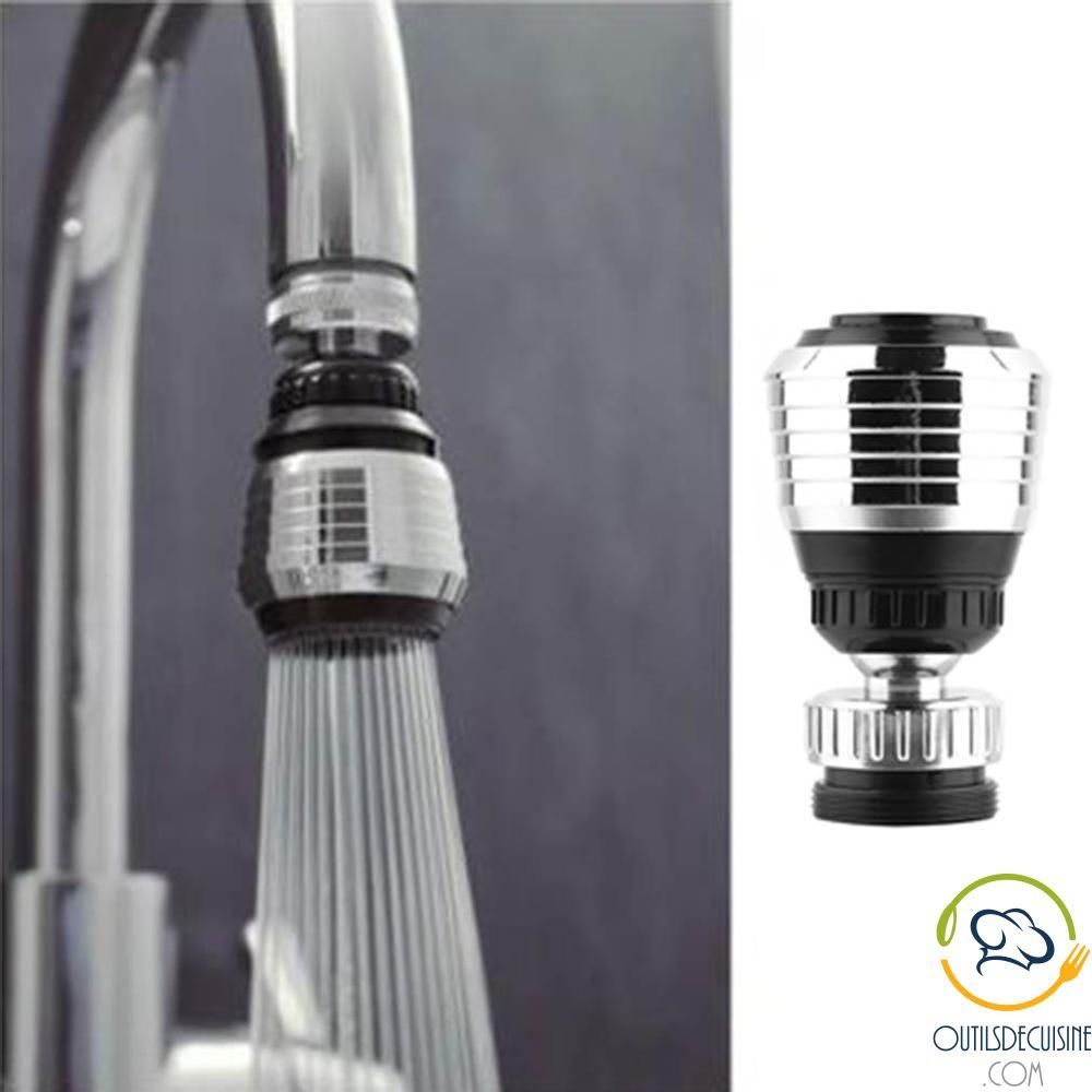 Mousseur robinet 3 modes avec tuyau souple acier inoxidable embout robinet  cuisine tete de robinet ajustable prolongateur robinet adaptateur robinet