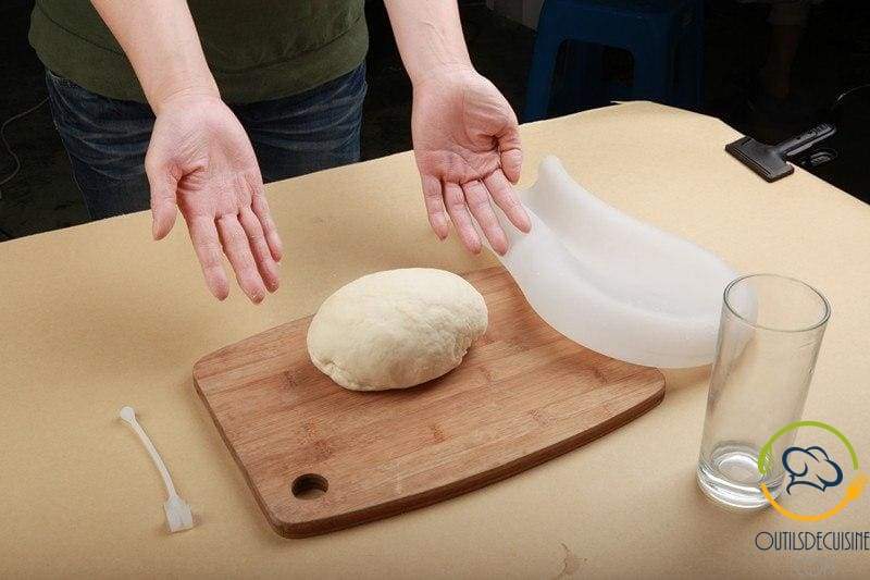 Tapis de cuisson en silicone - Sac de pâte à pétrir en silicone